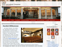 Tablet Screenshot of heimhoftheater.de